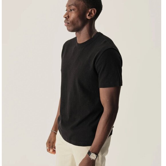 BUCK MASON Field-Spec Heavy Cotton Classic Tee – Black (Size S) - Picture 4 of 13